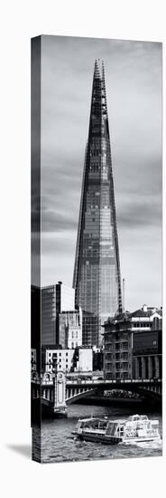 The Shard Building and The River Thames - London - UK - England - Photography Door Poster-Philippe Hugonnard-Stretched Canvas
