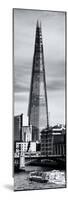The Shard Building and The River Thames - London - UK - England - Photography Door Poster-Philippe Hugonnard-Mounted Photographic Print