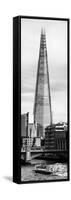 The Shard Building and The River Thames - London - UK - England - Photography Door Poster-Philippe Hugonnard-Framed Stretched Canvas