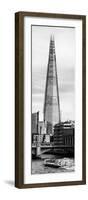 The Shard Building and The River Thames - London - UK - England - Photography Door Poster-Philippe Hugonnard-Framed Photographic Print