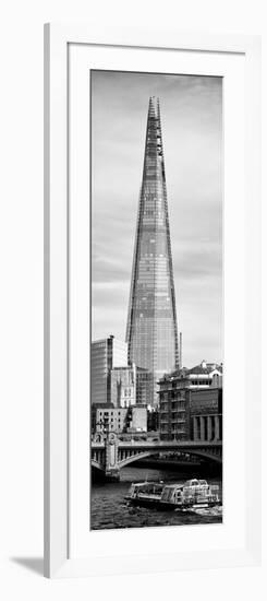 The Shard Building and The River Thames - London - UK - England - Photography Door Poster-Philippe Hugonnard-Framed Photographic Print