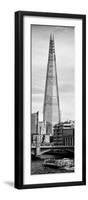 The Shard Building and The River Thames - London - UK - England - Photography Door Poster-Philippe Hugonnard-Framed Photographic Print