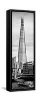 The Shard Building and The River Thames - London - UK - England - Photography Door Poster-Philippe Hugonnard-Framed Stretched Canvas