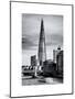 The Shard Building and The River Thames - London - UK - England - United Kingdom - Europe-Philippe Hugonnard-Mounted Art Print