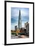 The Shard Building and The River Thames - London - UK - England - United Kingdom - Europe-Philippe Hugonnard-Framed Art Print