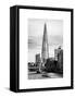 The Shard Building and The River Thames - London - UK - England - United Kingdom - Europe-Philippe Hugonnard-Framed Stretched Canvas