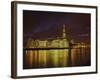 The Shard, City Hall, More London Place, Southwark Crown Court and Hms Belfast at Night, London, En-Mark Chivers-Framed Photographic Print