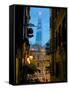 The Shard from City of London, London, England, United Kingdom, Europe-Frank Fell-Framed Stretched Canvas