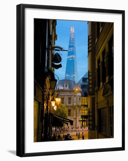 The Shard from City of London, London, England, United Kingdom, Europe-Frank Fell-Framed Photographic Print