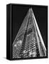 The Shard in Mono-Adrian Campfield-Framed Stretched Canvas