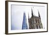 The Shard, Southwark Cathedral, London, England, United Kingdom, Europe-Mark-Framed Photographic Print