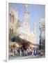 The Sharia El Gohargiyeh, Cairo, 19th Century-William Henry Bartlett-Framed Giclee Print