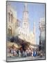 The Sharia El Gohargiyeh, Cairo, 19th Century-William Henry Bartlett-Mounted Giclee Print