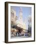 The Sharia El Gohargiyeh, Cairo, 19th Century-William Henry Bartlett-Framed Giclee Print