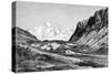 The Shchurovskiy Glacier, Russia, 1895-null-Stretched Canvas