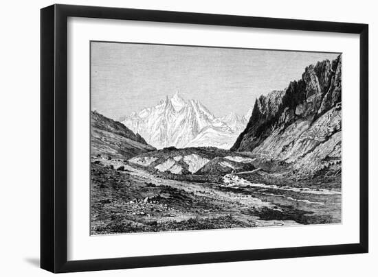 The Shchurovskiy Glacier, Russia, 1895-null-Framed Giclee Print