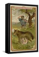 The She-Wolf of Rome-null-Framed Stretched Canvas