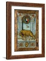 The She-Wolf Suckling Romulus and Remus-null-Framed Giclee Print