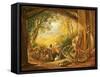 The Shearers, 1833-34-Samuel Palmer-Framed Stretched Canvas