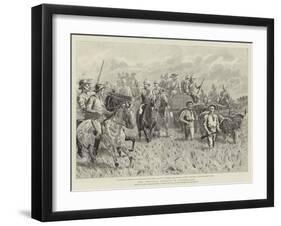 The Shearing Dispute in Queensland-John Charlton-Framed Giclee Print