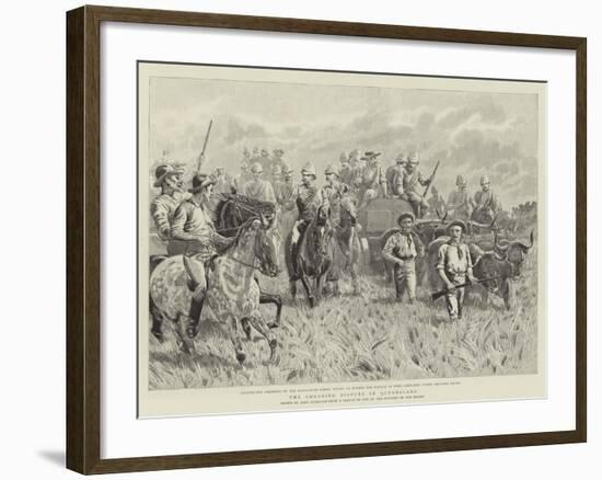 The Shearing Dispute in Queensland-John Charlton-Framed Giclee Print
