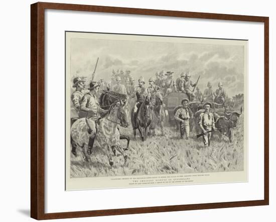 The Shearing Dispute in Queensland-John Charlton-Framed Giclee Print