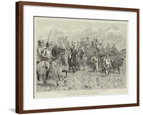 The Shearing Dispute in Queensland-John Charlton-Framed Giclee Print