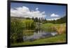 The Shed and Pond, Northburn Vineyard, Central Otago, South Island, New Zealand-David Wall-Framed Photographic Print