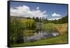 The Shed and Pond, Northburn Vineyard, Central Otago, South Island, New Zealand-David Wall-Framed Stretched Canvas