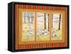 The Sheep Window-Ditz-Framed Stretched Canvas