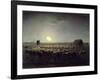 The Sheepfold, Moonlight, 1856-60-Jean-François Millet-Framed Giclee Print