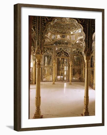 The Sheesh Mahal or a Traditional Feature of Rajasthan Palaces, Kuchaman Fort, India-John Henry Claude Wilson-Framed Photographic Print