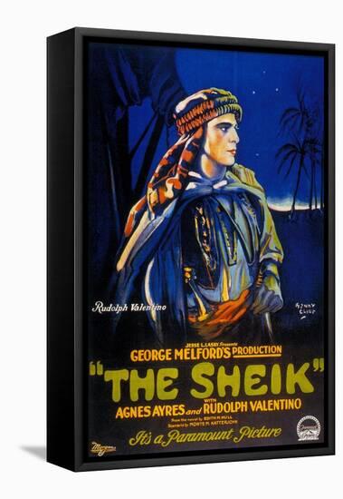 The Sheik, 1921, Directed by George Melford-null-Framed Stretched Canvas