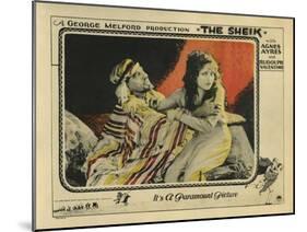 The Sheik, 1921-null-Mounted Art Print