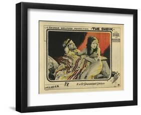 The Sheik, 1921-null-Framed Art Print