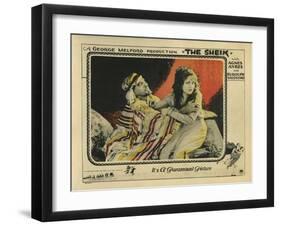 The Sheik, 1921-null-Framed Art Print