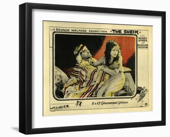 The Sheik, 1921-null-Framed Giclee Print