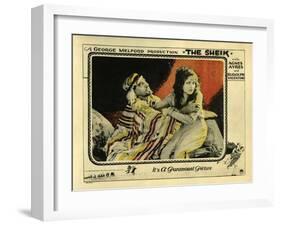 The Sheik, 1921-null-Framed Giclee Print