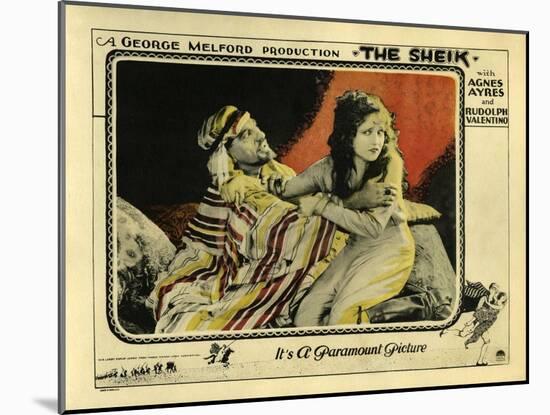 The Sheik, 1921-null-Mounted Giclee Print