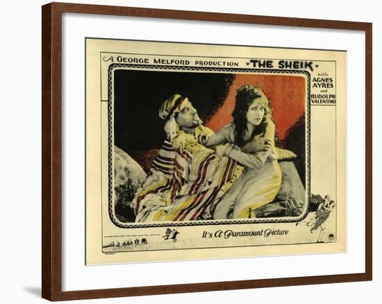 The Sheik, 1921-null-Framed Giclee Print