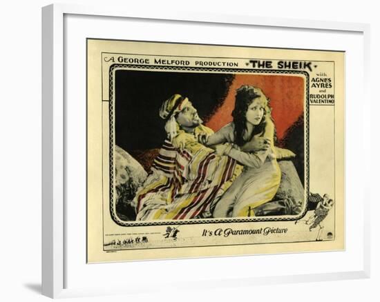 The Sheik, 1921-null-Framed Giclee Print