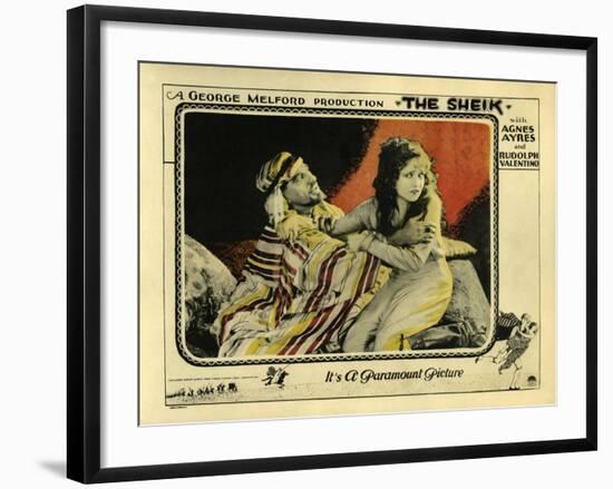 The Sheik, 1921-null-Framed Giclee Print