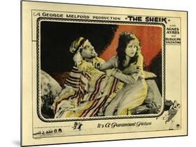 The Sheik, 1921-null-Mounted Giclee Print