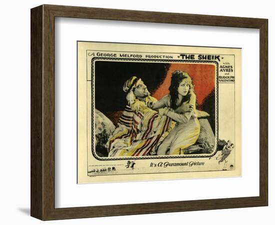 The Sheik, 1921-null-Framed Giclee Print