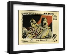 The Sheik, 1921-null-Framed Giclee Print