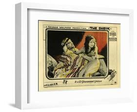 The Sheik, 1921-null-Framed Giclee Print