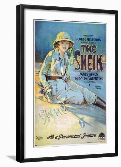 The Sheik, 1921-null-Framed Giclee Print