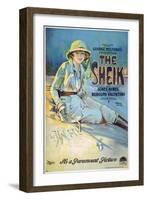 The Sheik, 1921-null-Framed Giclee Print