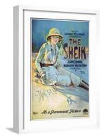 The Sheik, 1921-null-Framed Giclee Print