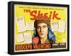 The Sheik Movie Rudolph Valentino Agnes Ayres Adolphe Menjou Poster Print-null-Framed Poster
